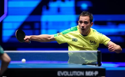 Ribercon - Calderano bate croata e vai às quartas de WTT WTT Champions, na China