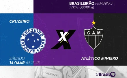 Ribercon - TV Brasil transmite amanhã jogo entre Cruzeiro e Atlético Mineiro